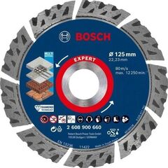  EXPERT MultiMaterial Diamanttrennscheiben Bosch EXPERT MultiMaterial Diamanttrennscheiben, 125 x 22,23 x 2,2 x 12 mm, für kleine Winkelschleifer 12369855