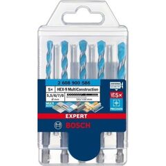  Bohrer-Sets EXPERT HEX-9 MultiConstruction Bohrer-Sets Bosch EXPERT HEX-9 MultiConstruction Bohrer-Set, 5,5/6/6/7/8 mm, 5-tlg., für Dreh- und Schlagbohrer 12372234