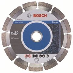 Standard for Stone Diamanttrennscheiben für große Winkelschleifer Bosch Diamanttrennscheibe Standard for Stone, für große Winkelschleifer mit Spannmutter 12369995