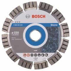  Best for Stone Diamanttrennscheiben für große Winkelschleifer Bosch Diamanttrennscheibe Best for Stone, für große Winkelschleifer mit Spannmutter 12370005