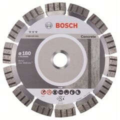  Best for Concrete Diamanttrennscheiben für große Winkelschleifer Bosch Diamanttrennscheibe Best for Concrete, für große Winkelschleifer mit Spannmutter 12370010
