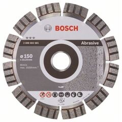  Best for Abrasive Diamanttrennscheiben für große Winkelschleifer Bosch Diamanttrennscheibe Best for Abrasive, für große Winkelschleifer mit Spannmutter 12370014