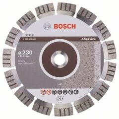  Best for Abrasive Diamanttrennscheiben für große Winkelschleifer Bosch Diamanttrennscheibe Best for Abrasive, für große Winkelschleifer mit Spannmutter 12370015