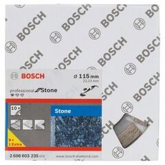  Standard for Stone Diamanttrennscheiben für kleine Winkelschleifer Bosch Diamanttrennscheibe Standard for Stone, für kleine Winkelschleifer 12369962