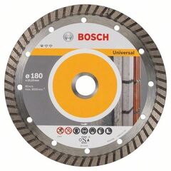  Standard for Universal Turbo Diamanttrennscheiben für große Winkelschleifer Bosch Diamanttrennscheibe Standard for Universal Turbo, für große Winkelschleifer mit Spannmutter 12369987