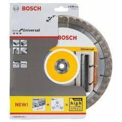  Best for Universal Diamanttrennscheiben für große Winkelschleifer Bosch Diamanttrennscheibe Best for Universal, für große Winkelschleifer mit Spannmutter 12370030