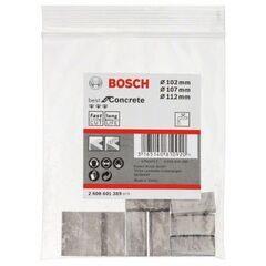  Segmente für Diamantnassbohrkronen Best for Concrete G1-1/4 UNC Bosch Segmente für Diamantbohrkronen 1 1/4" UNC Best for Concrete, für Diamantbohrer 12370221