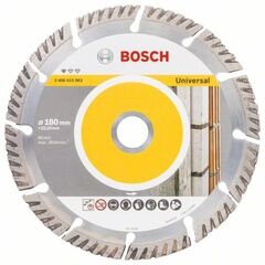  Standard for Universal Diamanttrennscheiben für große Winkelschleifer Bosch Diamanttrennscheibe Standard for Universal 180 x 22,23, für große Winkelschleifer mit Spannmutter 12370024