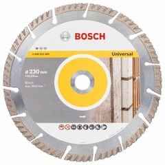  Standard for Universal Diamanttrennscheiben für große Winkelschleifer Bosch Diamanttrennscheibe Standard for Universal 230 x 22,23, für große Winkelschleifer mit Spannmutter 12370025