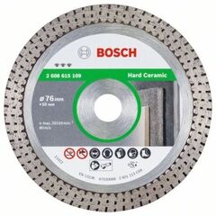 Best for HardCeramic Diamanttrennscheiben für Mini-Winkelschleifer Bosch Diamanttrennscheibe Best for Hard Ceramic, für Mini-Winkelschleifer 12370034