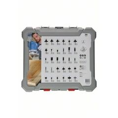  Fräser-Sets Sets für verschiedene Anwendungen, 30-teilig Bosch 30-tlg. Fräser-Set, 8-mm-Schaft, für Handfräsen 12372266