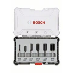  Fräser-Sets Nutfräser-Sets, 6-teilig Bosch Fräser-Set, 6-tlg. Nutfräser-Set, 6-mm-Schaft, für Handfräsen 12372257