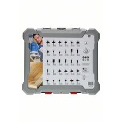  Fräser-Sets Sets für verschiedene Anwendungen, 30-teilig Bosch 30-tlg. Fräser-Set, 6-mm-Schaft, für Handfräsen 12372265
