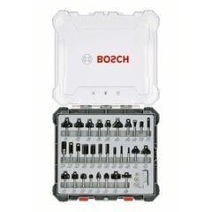  Sets für verschiedene Anwendungen, 30-teilig Bosch 30-tlg. Fräser-Set, 6-mm-Schaft, für Handfräsen 12372265