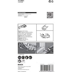  Zubehör für Multifunktionswerkzeuge EXPERT MultiMax MAII 32 APIT Tauchsägeblätter Bosch EXPERT MultiMax MAII 32 APIT Blatt für Multifunktionswerkzeuge, 32 mm, für oszillierende Multifunktionswerkzeuge 12372656