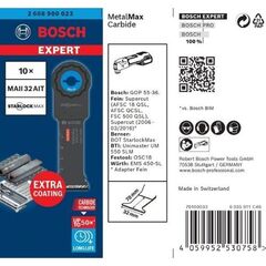  Zubehör für Multifunktionswerkzeuge EXPERT MetalMax MAII 32 AIT Tauchsägeblätter Bosch EXPERT MetalMax MAII 32 AIT Blatt für Multifunktionswerkzeuge, 70 x 32 mm, 10 Stück, für oszillierende Multifunktionswerkzeuge 12372650