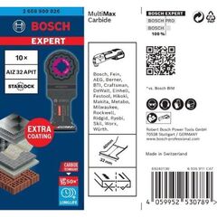  Zubehör für Multifunktionswerkzeuge EXPERT MultiMax AIZ 32 APIT Tauchsägeblätter Bosch EXPERT MultiMax AIZ 32 APIT Blatt für Multifunktionswerkzeuge, 32 mm, 10 Stück, für oszillierende Multifunktionswerkzeuge 12372655