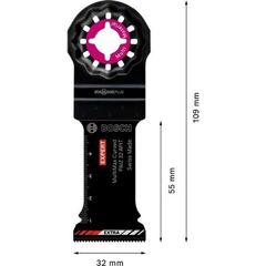  Zubehör für Multifunktionswerkzeuge EXPERT MultiMax PAIZ 32 APIT Tauchsägeblätter Bosch EXPERT MultiMax PAIZ 32 APIT Blatt für Multifunktionswerkzeuge, 32 mm, 10 Stück, für oszillierende Multifunktionswerkzeuge 12372660
