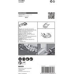  Sägen EXPERT MultiMax PAII 52 APIT Tauchsägeblätter Bosch EXPERT MultiMax PAII 52 APIT Blatt für Multifunktionswerkzeuge, 52 mm, für oszillierende Multifunktionswerkzeuge 12372658