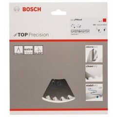  Kreissägeblätter Top Precision Best for Wood für Handkreissägen Bosch Kreissägeblatt Top Precision Best for Wood, für Handkreissägen 12372884