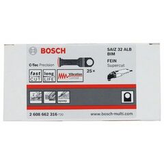  SAIZ 32 ALB Tauchsägeblätter Bosch BIM Tauchsägeblatt SAIZ 32 ALB Wood and Metal, für oszillierende Multifunktionswerkzeuge 12372739