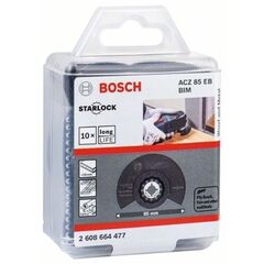  Zubehör für Multifunktionswerkzeuge ACZ 85 EB Segmentsägeblätter Bosch Dual-Tec-Sägeblatt RB - 10 Stk. ACZ 85 EB, für oszillierende Multifunktionswerkzeuge 12372753