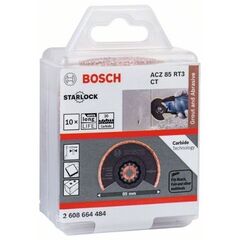  Segmentsägeblätter ACZ 85 RT3 Bosch Dual-Tec-Sägeblatt RB - 10 Stk. ACZ 85 RT3, für oszillierende Multifunktionswerkzeuge 12372829