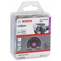  Zubehör für Multifunktionswerkzeuge Segmentsägeblätter ACZ 85 EIB Bosch Dual-Tec-Sägeblatt RB - 10 Stk. ACZ 85 EIB, für oszillierende Multifunktionswerkzeuge 12372756