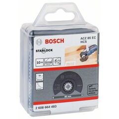  Sägen ACZ 85 EC Segmentsägeblätter Bosch Dual-Tec-Sägeblatt RB - 10 Stk. ACZ 85 EC, für oszillierende Multifunktionswerkzeuge 12372710
