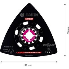  EXPERT AVZ 90 RT10 Schleifplatten Bosch EXPERT Sanding Plate AVZ 90 RT10 Blatt für Multifunktionswerkzeuge, 90 mm, für oszillierende Multifunktionswerkzeuge 12372773