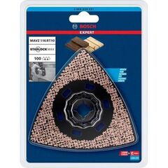  EXPERT MAVZ 116 RT10 Schleifplatten Bosch EXPERT Sanding Plate MAVZ 116 RT10 Blatt für Multifunktionswerkzeuge, 116 mm, für oszillierende Multifunktionswerkzeuge 12372769