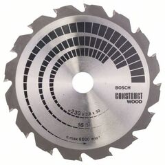  Kreissägeblätter Construct Wood für Handkreissägen Bosch Kreissägeblatt Construct Wood, für Handkreissägen 12373217