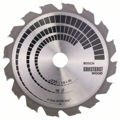  Kreissägeblätter Construct Wood für Handkreissägen Bosch Kreissägeblatt Construct Wood, für Handkreissägen 12373210