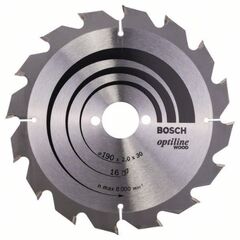  Kreissägeblätter Optiline Wood für Handkreissägen Bosch Kreissägeblatt Optiline Wood, für Handkreissägen 12373308