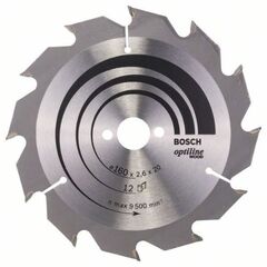  Kreissägeblätter Optiline Wood für Handkreissägen Bosch Kreissägeblatt Optiline Wood, für Handkreissägen 12373288