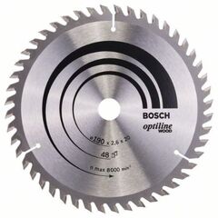  Kreissägeblätter Optiline Wood für Handkreissägen Bosch Kreissägeblatt Optiline Wood, für Handkreissägen 12373283