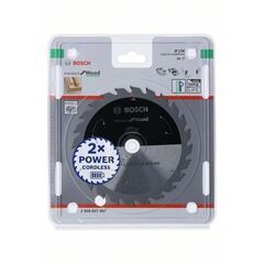  Kreissägeblätter Standard for Wood für Akku-Handkreissägen Bosch Kreissägeblatt für Akkusägen Standard for Wood, 136 x 1,5/1 x 15,875, 24 Zähne, für Handkreissägen 12373227