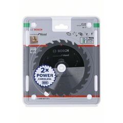  Kreissägeblätter Standard for Wood für Akku-Handkreissägen Bosch Kreissägeblatt für Akkusägen Standard for Wood, 140 x 1,5/1 x 20, 24 Zähne, für Handkreissägen 12373236