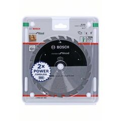  Kreissägeblätter Standard for Wood für Akku-Handkreissägen Bosch Kreissägeblatt für Akkusägen Standard for Wood, 165 x 1,5/1 x 15,875, 24 Zähne, für Handkreissägen 12373220