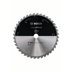  Kreissägeblätter Standard for Wood für Akku-Gehrungssägen Bosch Kreissägeblatt für Akkusägen Standard for Wood, 305 x 2,2/1,6 x 30, 40 Zähne, für Kapp- und Gehrungssägen 12373262