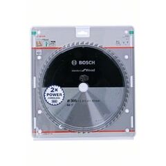  Kreissägeblätter Standard for Wood für Akku-Gehrungssägen Bosch Kreissägeblatt für Akkusägen Standard for Wood, 305 x 2,2/1,6 x 30, 60 Zähne, für Kapp- und Gehrungssägen 12373258