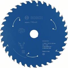  Kreissägeblätter Expert for Wood für Akku-Handkreissägen Bosch Kreissägeblatt für Akkusägen Expert for Wood, 165 x 1,5/1 x 20, 36 Zähne, für Handkreissägen 12373029