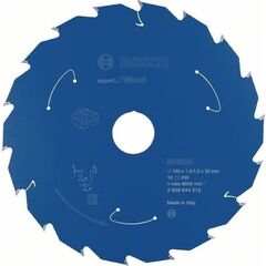  Kreissägeblätter Expert for Wood für Akku-Handkreissägen Bosch Kreissägeblatt für Akkusägen Expert for Wood, 190 x 1,5/1 x 30, 18 Zähne, für Handkreissägen 12373026