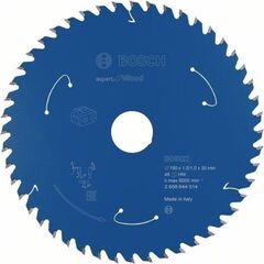  Kreissägeblätter Expert for Wood für Akku-Handkreissägen Bosch Kreissägeblatt für Akkusägen Expert for Wood, 190 x 1,5/1 x 30, 48 Zähne, für Handkreissägen 12373027