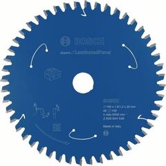  Kreissägeblätter Expert for Laminated Panel für Akku-Handkreissägen Bosch Kreissägeblatt für Akkusägen Expert for Laminated Panel, 160 x 1,8/1,2 x 20, 48 Zähne, für Handkreissägen 12373086