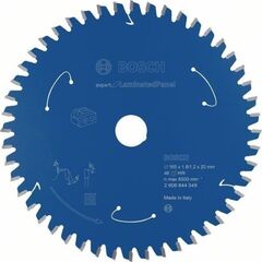  Kreissägeblätter Expert for Laminated Panel für Akku-Handkreissägen Bosch Kreissägeblatt für Akkusägen Expert for Laminated Panel, 165 x 1,8/1,2 x 20, 48 Zähne, für Handkreissägen 12373085