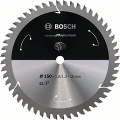  Blätter für Akku-Kreissägen Standard for Aluminium für Handkreissägen Bosch Kreissägeblatt für Akkusägen Standard for Aluminium, 150 x 1,8/1,3 x 10, 52 Zähne, für Handkreissägen 12373414