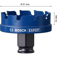  EXPERT Sheet Metal Lochsägen Bosch EXPERT Sheet Metal Lochsäge 51 x 5 mm, für Bohrmaschinen 12373503
