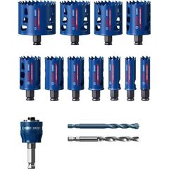  Sägeblatt- und Lochsägen-Sets EXPERT Tough Material Lochsäge-Sets Bosch EXPERT Tough Material Lochsäge-Set, 20/22/25/32/35/40/44/51/60/64/76 mm, 14-tlg., für Bohrmaschinen 12372282