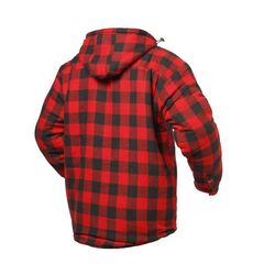  Oberteile Craftland *OREGON* THERMOHEMD MIT KAPUZE, ROT/SCHWARZ KARIERT Gr.  0-S (46/48) 12394296